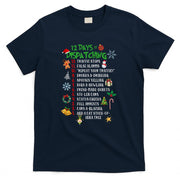 Funny 911 Dispatcher Christmas Gifts Police Thin Gold Line T-Shirt