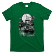 Womens Disney - The Nightmare Before Christmas Haunted Scene V-Neck T-Shirt