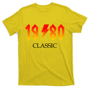 1980 Classic Rock 40th Birthday T-Shirt