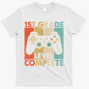 1St Grade Graduation Level Complete Video Games T-Shirt - White