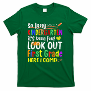 1 Grade Graduation So Long Kindergarten T-Shirt - Green