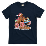 Monster Truck Gingerbread Man Funny Christmas Baking T-Shirt