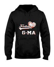 Football G-ma Family Football Player Vintage Christmas Xmas T-Shirt
