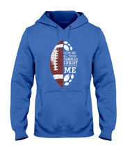 Christian Football Gifts Religious Verse T-Shirt