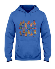 Retro Feel Your Feelings Gingerbread Christmas Mental Health T-Shirt