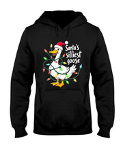 Santas Silliest Goose Funny Christmas Tee T-Shirt