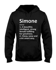 SIMONE Definition Personalized Name Funny Christmas Gift T-Shirt
