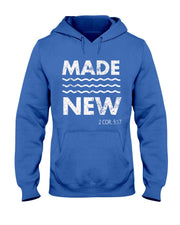 Christian Baptism Adult Christian Bible Verse Made New T-Shirt