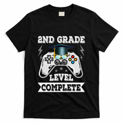 2nd Grade Level Complete Last Day Of School Graduation T-Shirt - Black