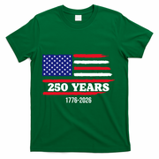 250 Years American 1776-2026 T-Shirt - Green