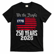 250 Years American 250th Anniversary USA T-Shirt - Black