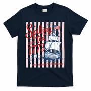 250 Years Of Freedom Spilling The Tea Since 1773 T-Shirt - Navy