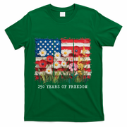 250 Years Of Freedom 4th Of July T-Shirt - Green