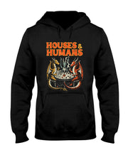 Gaming Houses Humans Funny Rpg Parody Gamer Men Boys Kids T-Shirt