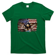 American Bald Eagle USA Flag Patriotic Eagle 4th of July T-Shirt