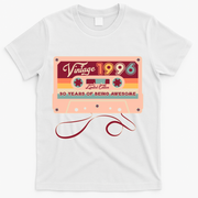 30th Birthday Vintage 1996 Limited Edition Cassette Tape T-Shirt - White