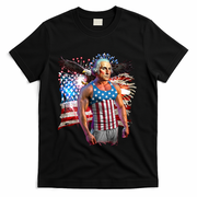 Funny Patriotic Fourth Of July Buff George Washington T-Shirt