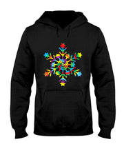 Tie Dye Snowflake Retro Hippie Christmas Holiday Xmas Gift T-Shirt