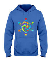 Tie Dye Snowflake Retro Hippie Christmas Holiday Xmas Gift T-Shirt