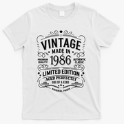 40th Birthday Vintage Made In 1986 Premium Quality Authentic Classic Birthday T-Shirt - White