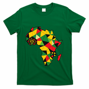 Colourful Africa Map Cloth Gift For African Lover T-Shirt