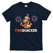 4th Of July Cute Duck Firequacker Patriotic Funny T-Shirt