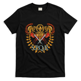 SPQR Ancient Rome Roman Empire Shirt Gift Christmas Birthday