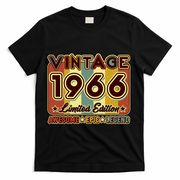 60th Birthday Vintage 1966 Limited Edition Awesome Epic Legend T-Shirt - Black