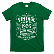 60th Birthday Vintage Made In 1966 Premium Quality Authentic Classic Birthday T-Shirt - Green