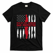 Jesus God Religious Man Of God Husband Dad Protector T-Shirt