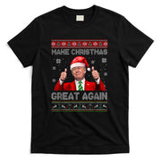Make Christmas Great Again Xmas Funny Trump Pajamas Ugly T-Shirt