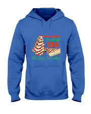 Retro Most Likely To Eat All The Christmas Tree Cakes Debbie T-Shirt