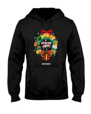 Minecraft Christmas Spread Joy Xmas Crown Group Shot T-Shirt