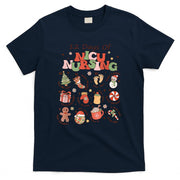 Retro 12 Days of NICU Nursing Christmas NICU Nurse Crew T-Shirt