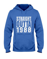 Straight Outta 1988 37 Years Old Gifts Vintage 37th Birthday T-Shirt