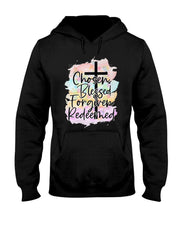Chosen Blessed Forgiven Redeemed Christian Cross Jesus Cute T-Shirt