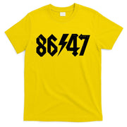 8647 Retro Vintage 80s Style Rock Anti Trump T-Shirt