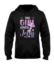This Girl Loves Jesus Cute Christian Girl Jesus T-Shirt
