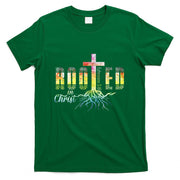 Rooted In Christ Christian Religious Christian T-Shirt_1
