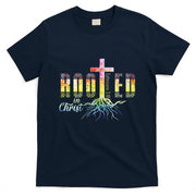 Rooted In Christ Christian Religious Christian T-Shirt_1