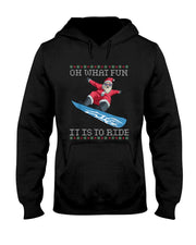 Oh What Fun it is to Ride T-Shirt Snowboard Christmas Gift T-Shirt