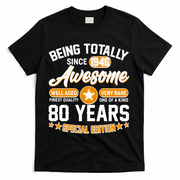 90th Birthday Being Totally Awesome Since 1936 Special Edition  T-Shirt - Black