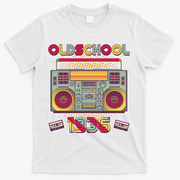 90th Birthday Oldschool Boombox 1936 T-Shirt - White
