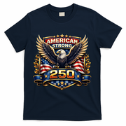 Celebrate America 250th Birthday American Strong 250 Eagle Emblem T-Shirt - Navy