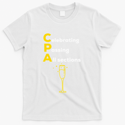 Cpa Celebrating Passing Test New Accountant Gift T-Shirt - White