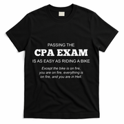 CPA Exam Accounting Major Certified Public Accountant T-Shirt - Black