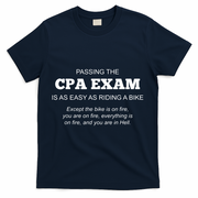 CPA Exam Accounting Major Certified Public Accountant T-Shirt - Navy