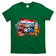 CROITIA North America Soccer Tournament 2026 T-Shirt - Green