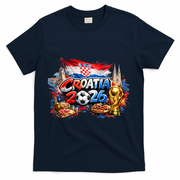 CROITIA North America Soccer Tournament 2026 T-Shirt - Navy