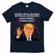 Donald Trump Your A Great Mom T-Shirt - Navy